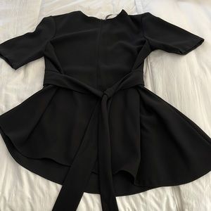 Black Zara Tie Top
